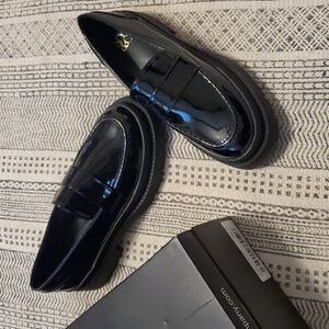 NWT Black Penny loafer